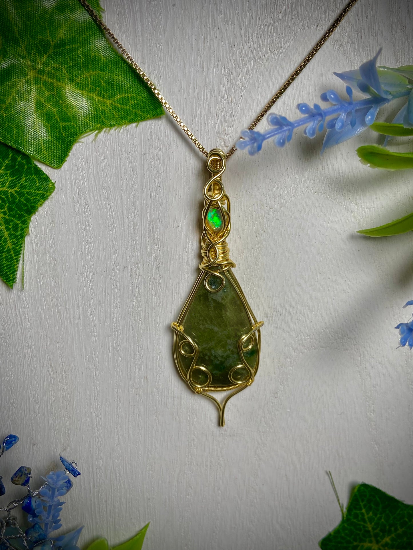 Vesuvianite Hearth's Fire Amulet