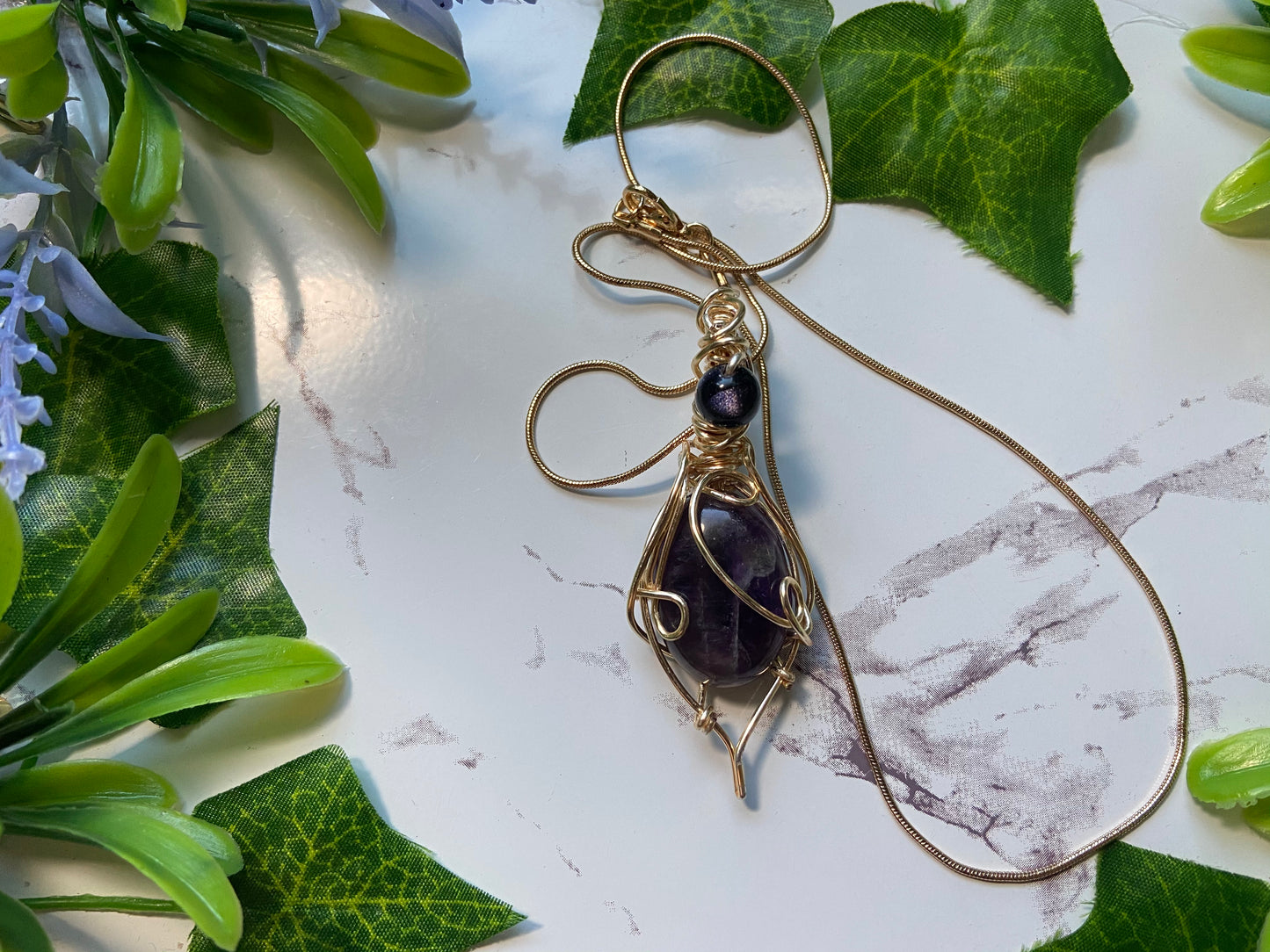 Circe’s Blessing Amethyst Amulet
