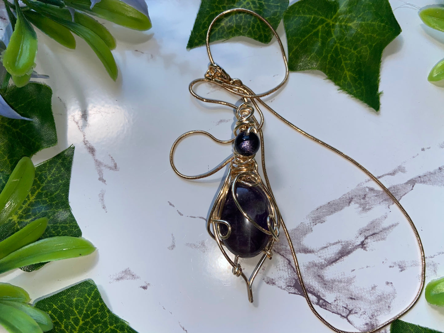 Circe’s Blessing Amethyst Amulet