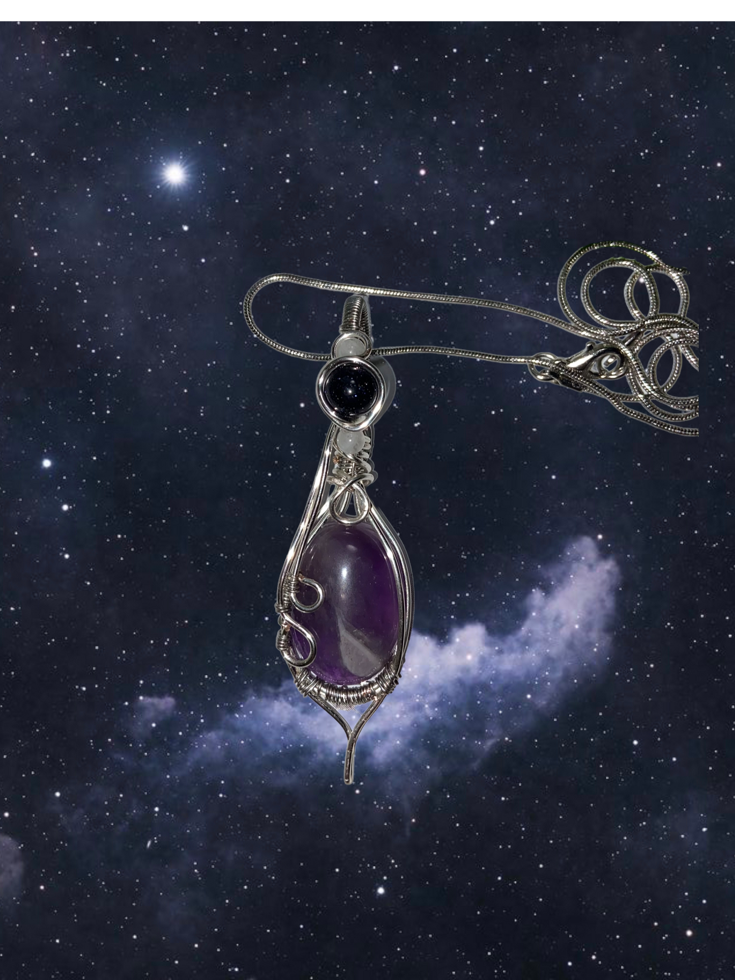 Amethyst Guidance of Isis Amulet