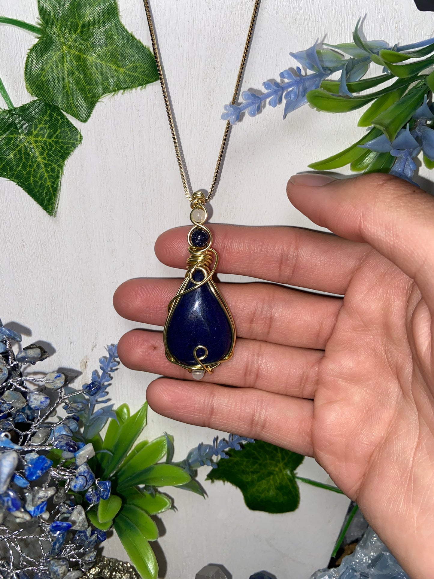 Heir of the Stars Lapis Lazuli Amulet