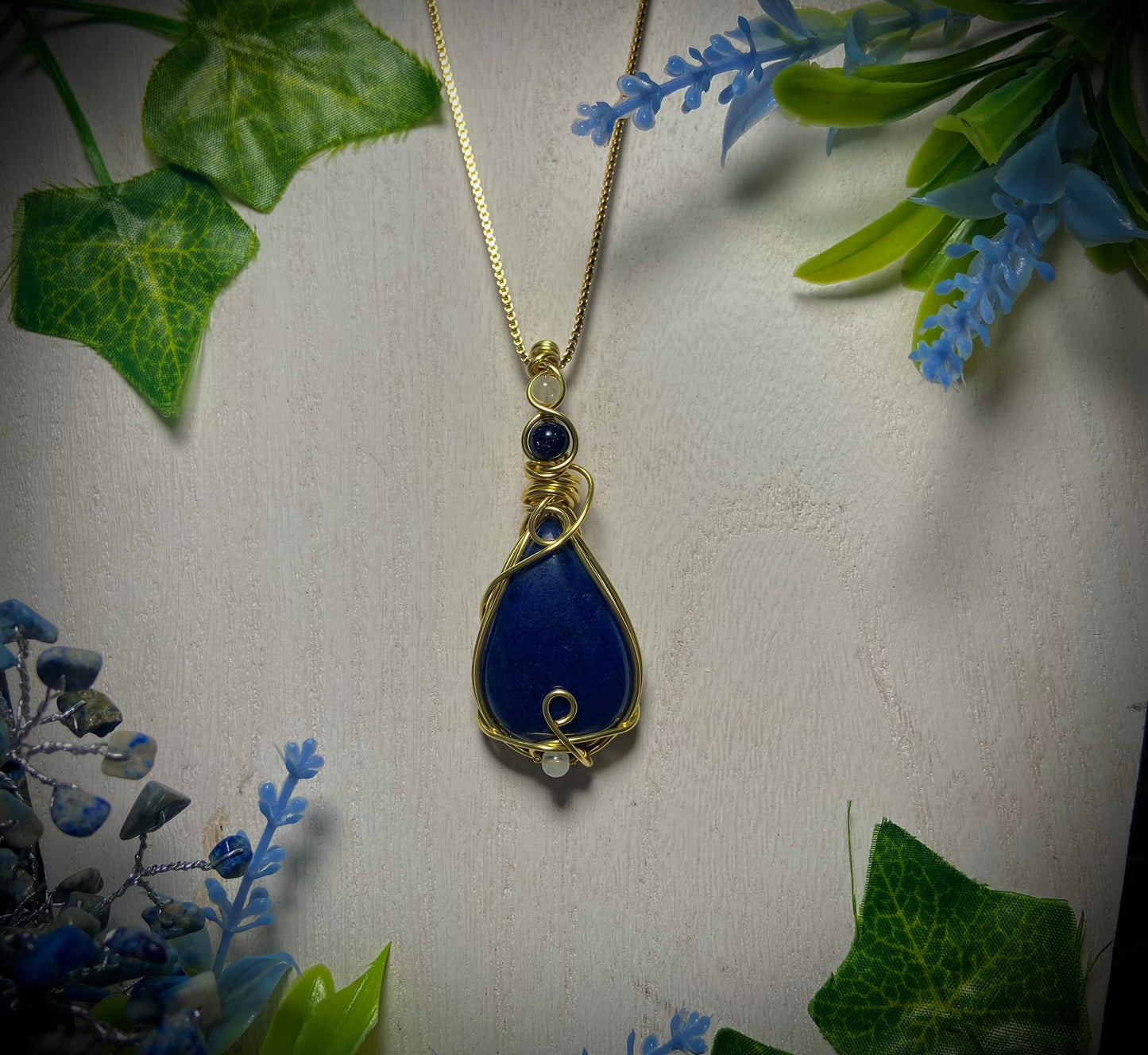 Heir of the Stars Lapis Lazuli Amulet