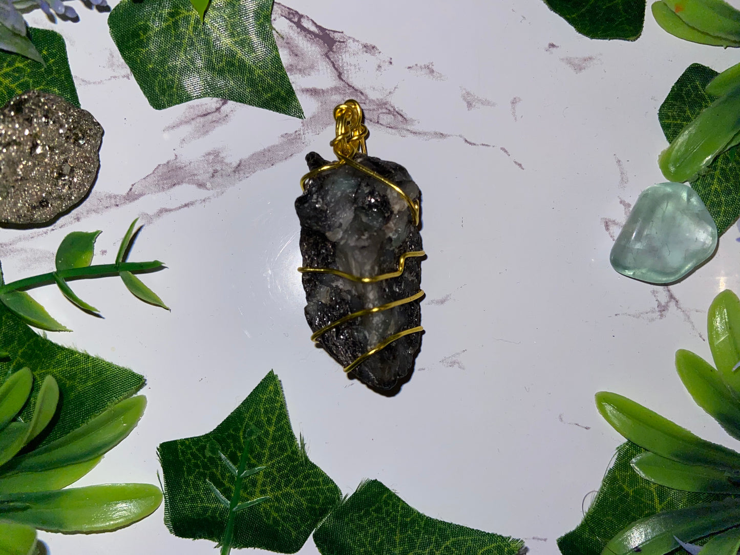 Raw Emerald Pendant