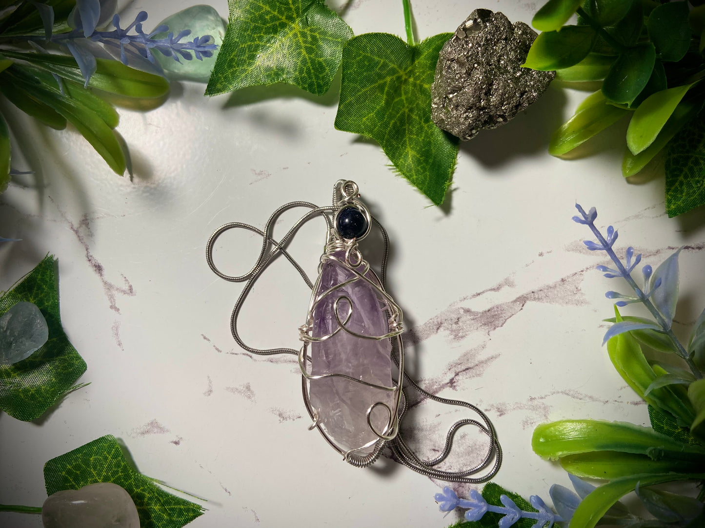 Queen of the Cosmos Amethyst Amulet