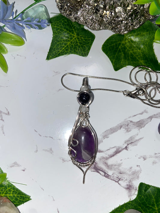 Amethyst Guidance of Isis Amulet