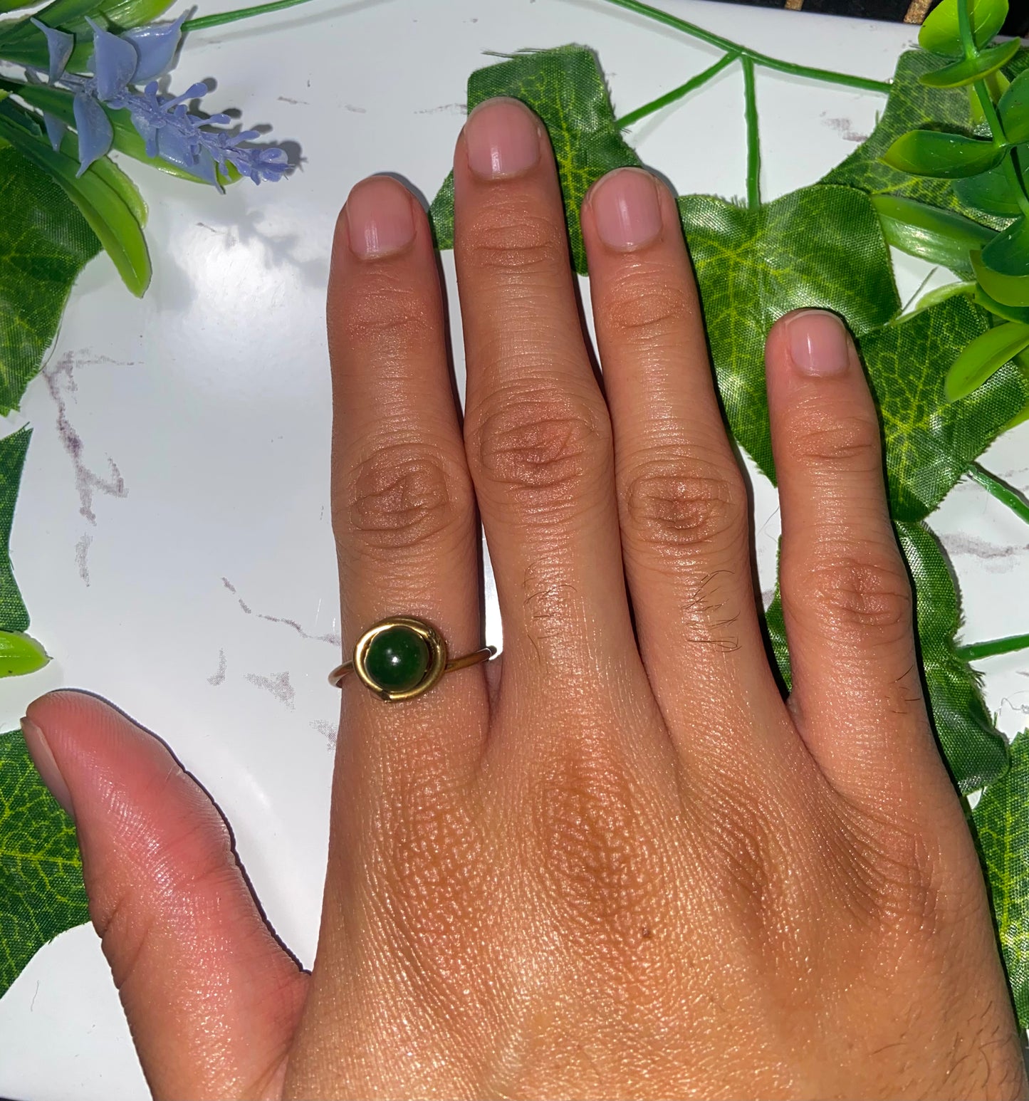 Prosperity jade ring