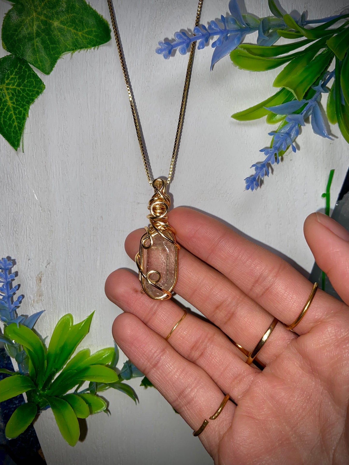 Clear Quartz Zephyr of Mercury Amulet