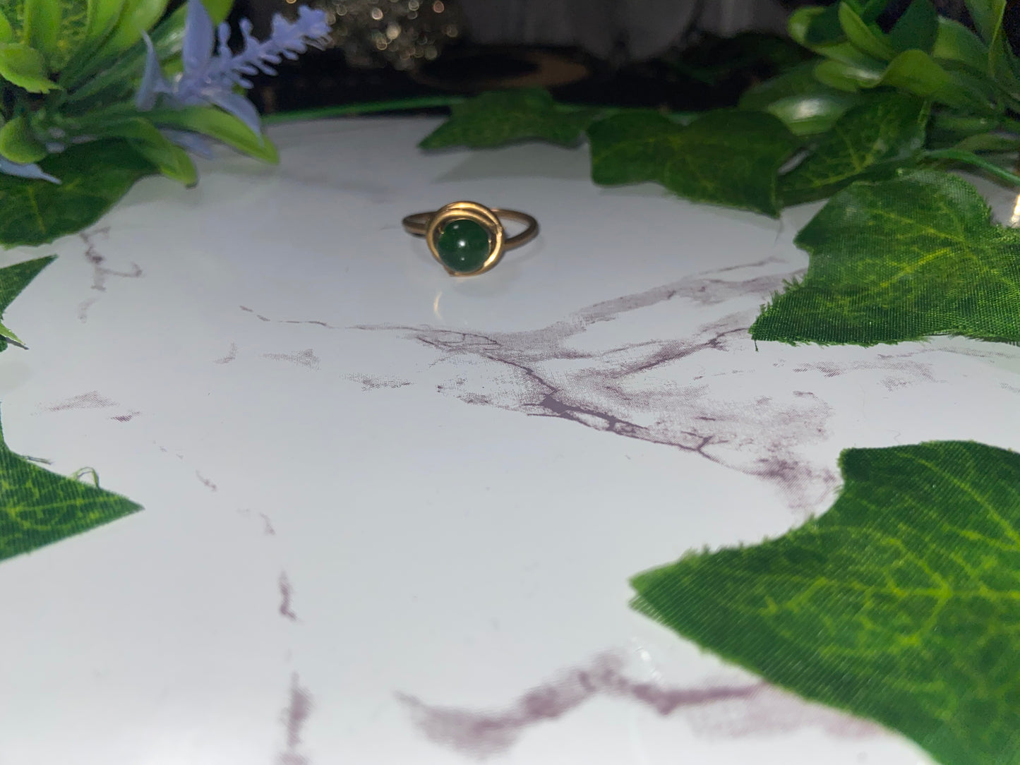 Prosperity jade ring