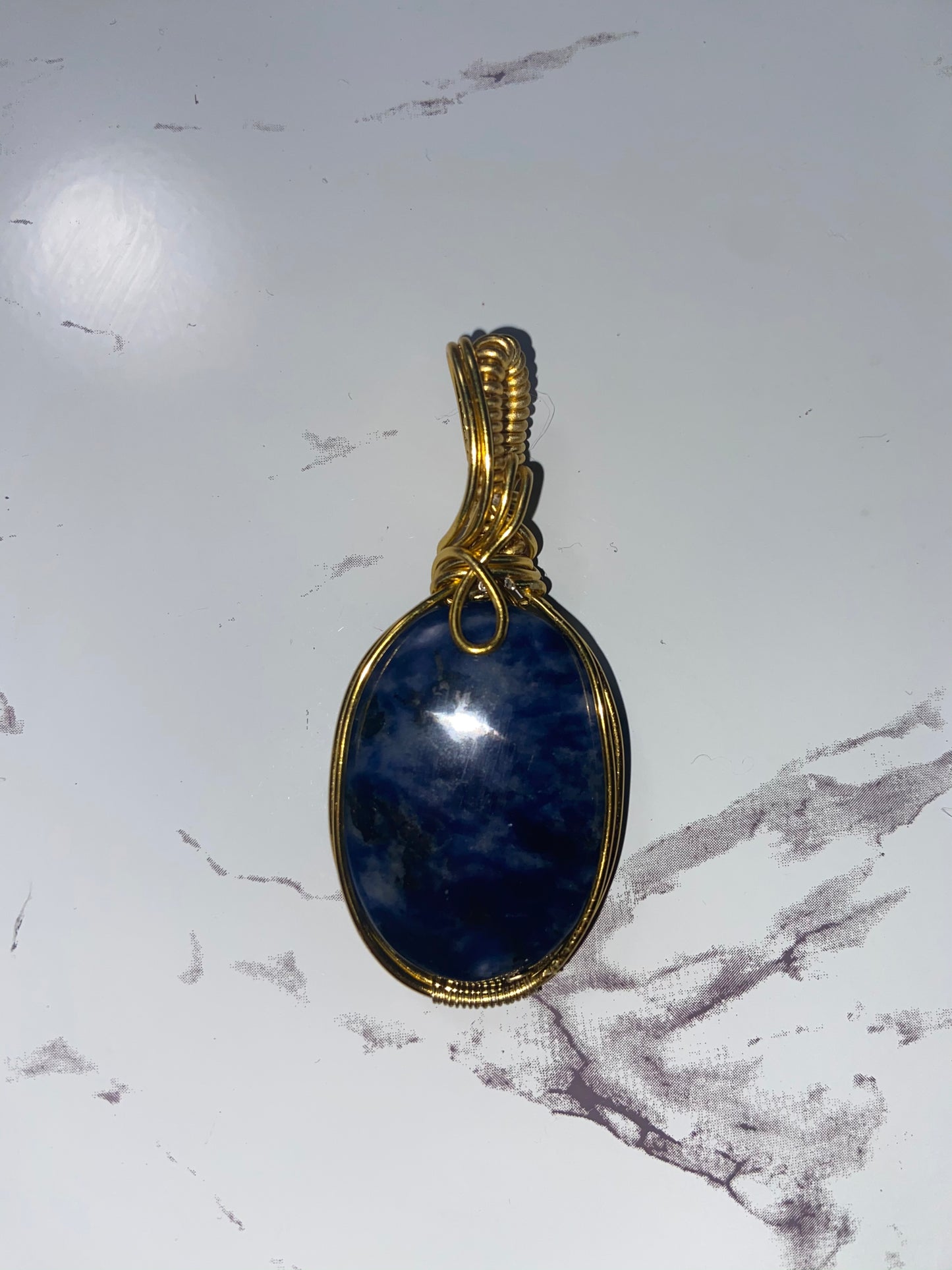 Voice of the Sky Sodalite Pendant