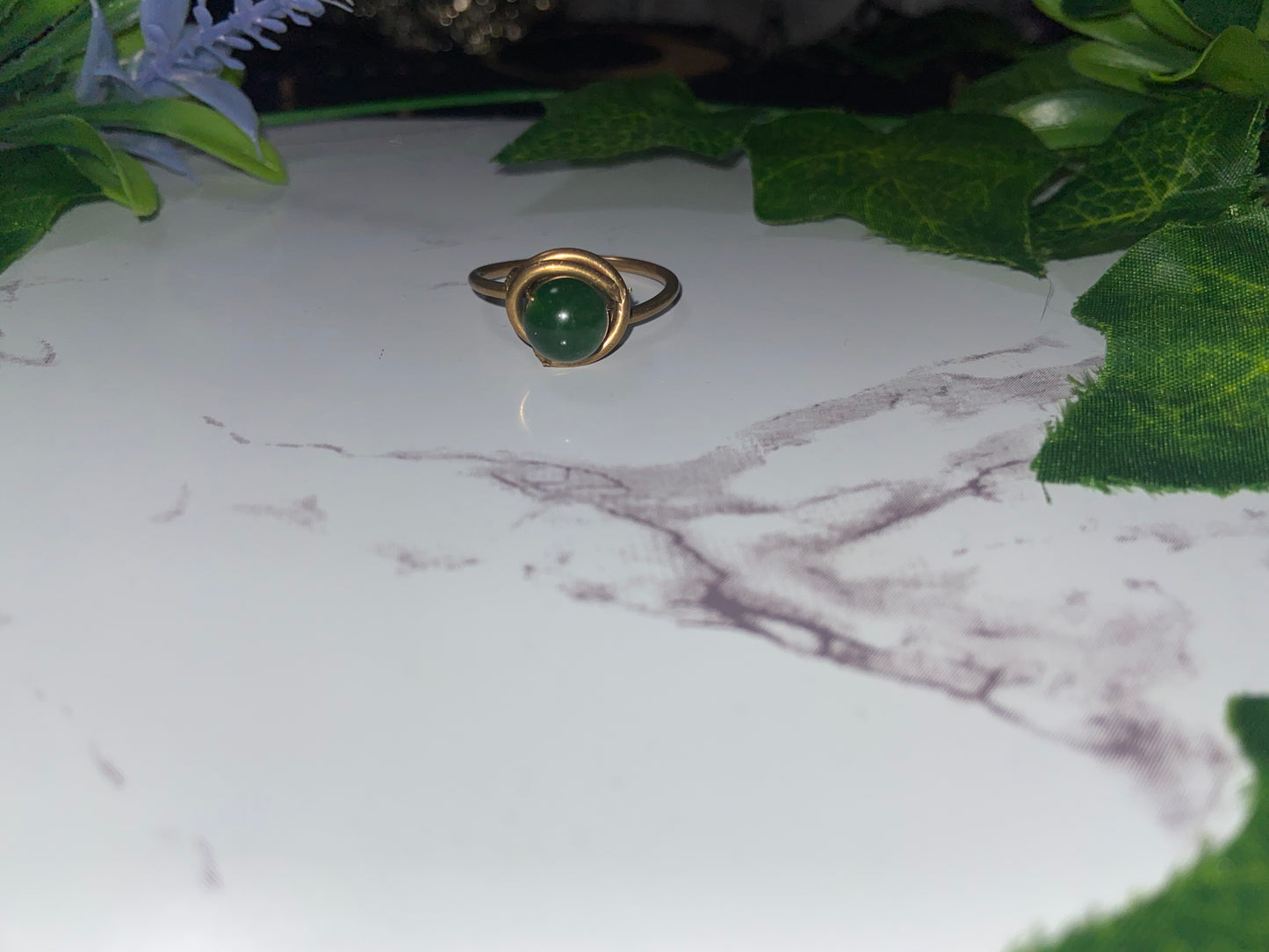 Prosperity jade ring