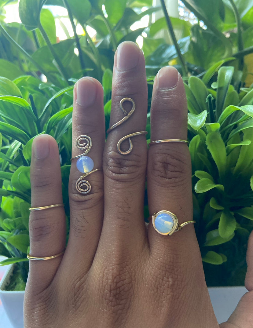 Opal Ring Set