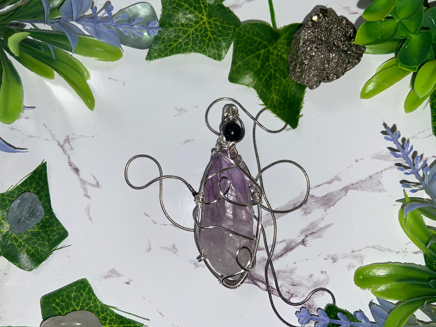 Queen of the Cosmos Amethyst Amulet