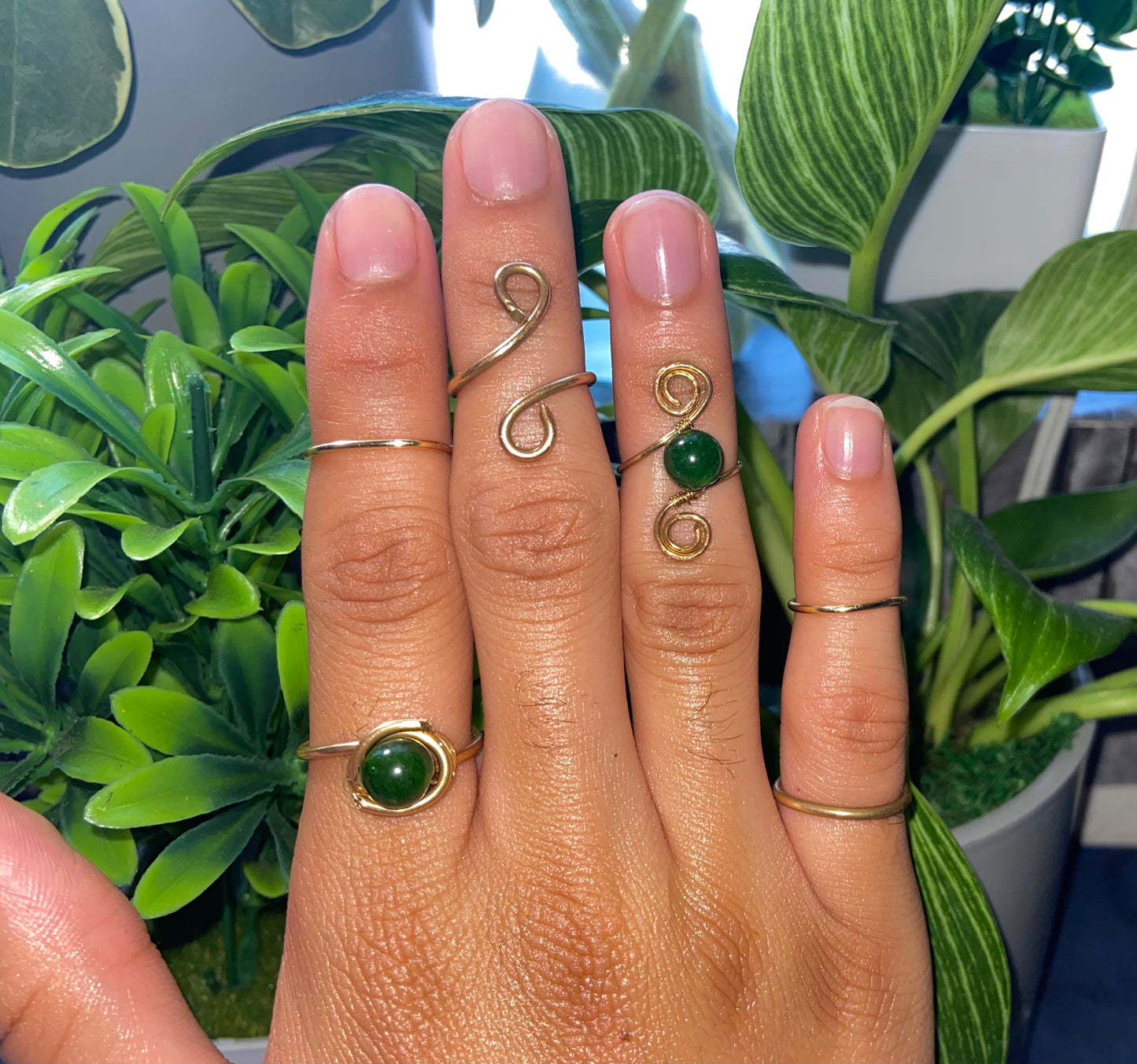 Jade Ring Set